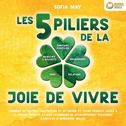 Les 5 piliers de la joie de vivre: Comment retrouver satisfaction et optimisme et vivre heureux grâce à la pensée positive et aux techniques de développement personnel (exercices & workbook inclus)
