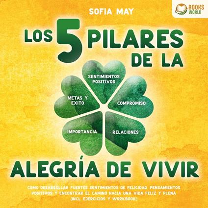 Los 5 pilares de la alegría de vivir: Cómo desarrollar fuertes sentimientos de felicidad, pensamientos positivos y encontrar el camino hacia una vida feliz y plena (incl. ejercicios y workbook)