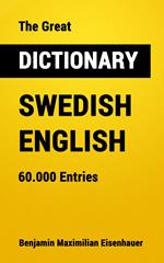 The Great Dictionary Swedish - English
