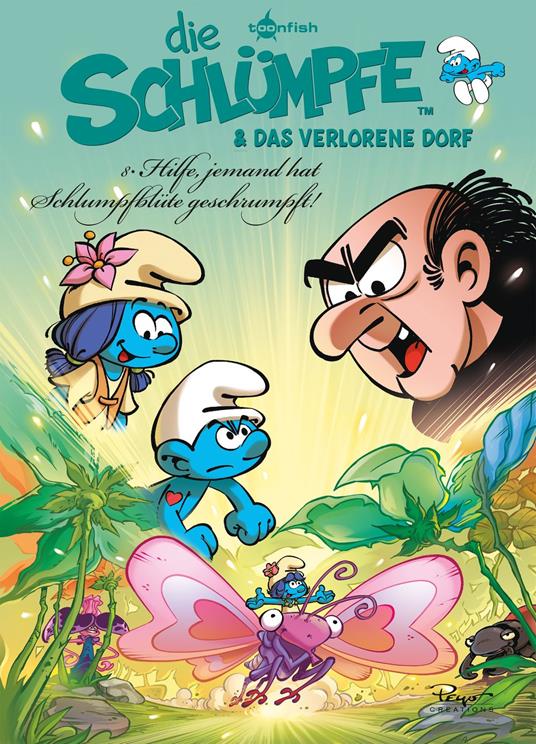 Die Schlümpfe und das verlorene Dorf. Band 8 - Laurent Cagniat,Thierry Culliford,Falzar,Peyo - ebook