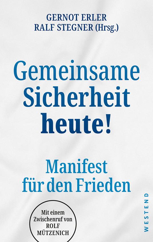 Gemeinsame Sicherheit heute!