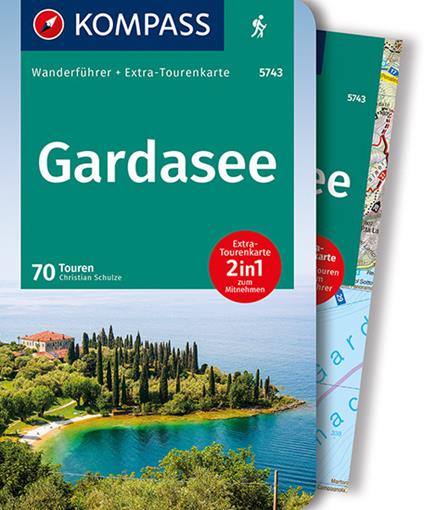 Guida escursionistica n. 5743. Gardasee. Con carta - Christian Schulze - copertina