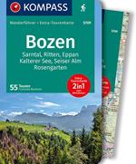 Guida escursionistica n. 5709. Bozen. Sarntal, Ritten, Eppan, Kalterer See, Seiser Alm, Rosengarten. Con carta
