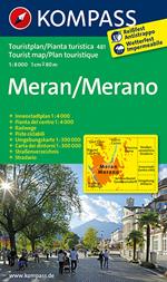 Pianta della città n. 481. Merano 1:8.000