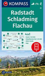 Carta escursionistica n. 31. Radstadt, Schladming, Flachau 1:50.000