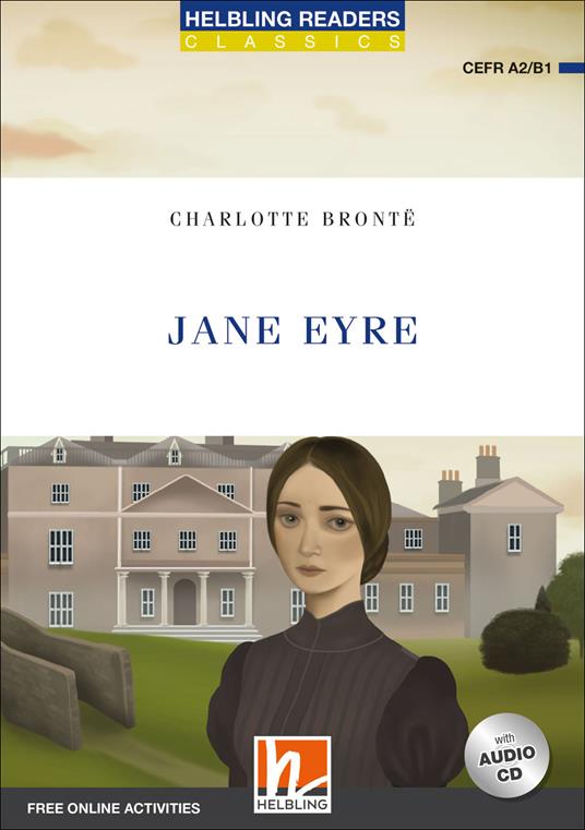  Jane Eyre. Level A2/B1. Helbling Readers Blue Series - Classics. Registrazione in inglese britannico. -  Charlotte Brontë - copertina