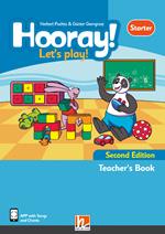 Hooray! Let's Play! Starter. Teacher's Book. Con app. Con e-zoneKid