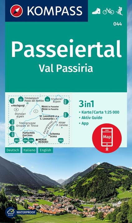 Carta escursionistica nr. 044. Passeiertal/Val Passiria - copertina