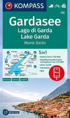 Lago di Garda (Lake Garda) - Monte Baldo K102 1:50,000 - cover