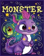 Monster Activity Book for Kids: Cute, Funny Monsters Book for Kids, Activity Book with Monster 123 Pages, Big Activity Book