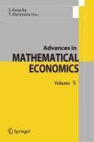 Advances in Mathematical Economics - Shigeo Kusuoka,Toru Maruyama - cover