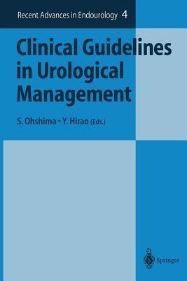 Clinical Guidelines in Urological Management - cover