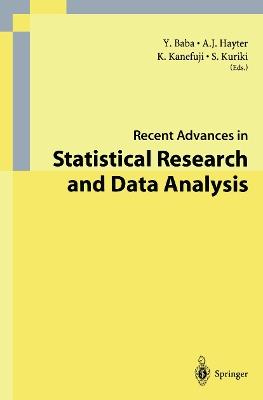 Recent Advances in Statistical Research and Data Analysis - cover