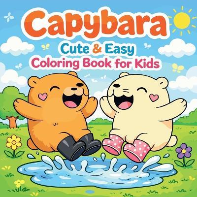 Capybara - Cute & Easy Coloring Book for Kids - Johana Iahn - cover