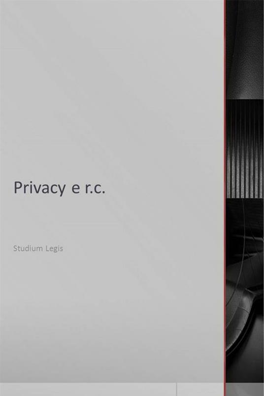 Privacy e r.c. - Studium Legis - ebook