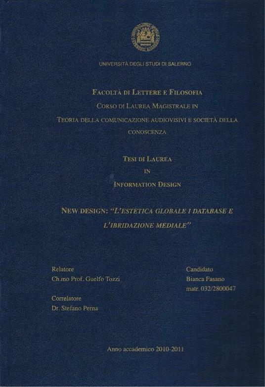 New design: «l'estetica globale i database e l'ibridazione mediale» - Bianca Fasano - ebook