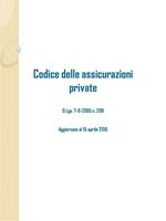 Codice delle assicurazioni private