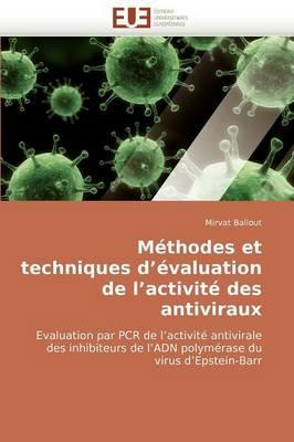 M thodes Et Techniques d' valuation de l'Activit  Des Antiviraux - Ballout-M - cover