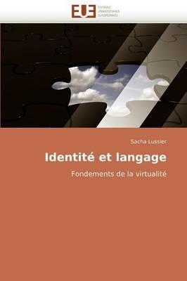 Identit  Et Langage - Lussier-S - cover