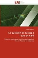 La Question de l'Acc s   L Eau En Ha ti - Anstett-L - cover