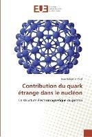 Contribution Du Quark Etrange Dans Le Nucleon - Real-J - cover