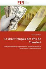 Le Droit Fran ais Des Prix de Transfert