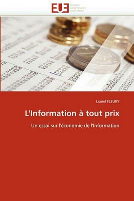 L''information   Tout Prix - Fleury-L - cover