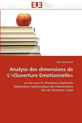 Analyse Des Dimensions de l''ouverture Emotionnelle - Fasel-C - cover