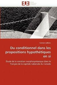 Du Conditionnel Dans Les Propositions Hypoth tiques En Si - LeBlanc-C - cover
