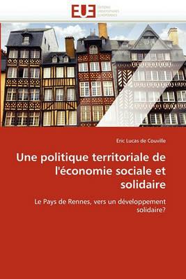 Une Politique Territoriale de l'' conomie Sociale Et Solidaire - de Couville-E - cover