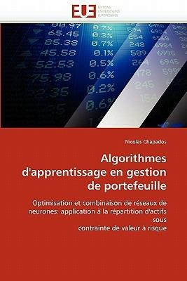 Algorithmes d''apprentissage En Gestion de Portefeuille - Chapados-N - cover