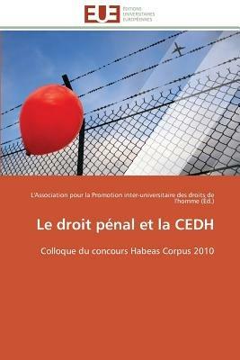 Le Droit P nal Et La Cedh - Collectif - cover