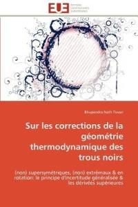 Sur Les Corrections de la G om trie Thermodynamique Des Trous Noirs - Tiwari-B - cover