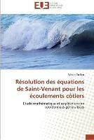 Resolution des equations de saint-venant pour les ecoulements cotiers - Guillou-S - cover