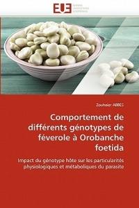 Comportement de Diff rents G notypes de F verole   Orobanche Foetida - Abbes-Z - cover