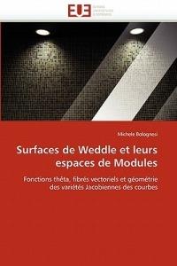 Surfaces de Weddle Et Leurs Espaces de Modules - Bolognesi-M - cover