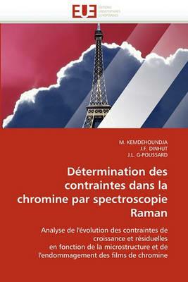 D termination Des Contraintes Dans La Chromine Par Spectroscopie Raman - Collectif - cover