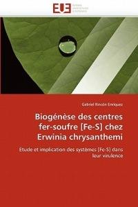 Biog n se Des Centres Fer-Soufre [fe-S] Chez Erwinia Chrysanthemi - Rincon Enriquez-G - cover