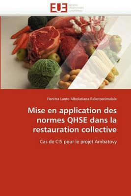 Mise En Application Des Normes Qhse Dans La Restauration Collective - Mbolatiana Rakotoarimalal - cover