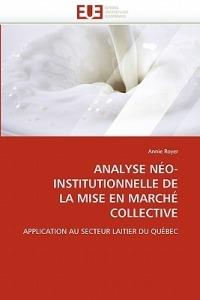 Analyse N o-Institutionnelle de la Mise En March  Collective - Royer-A - cover
