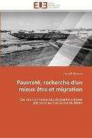 Pauvrete, recherche d'un mieux etre et migration - Alladatin-J - cover