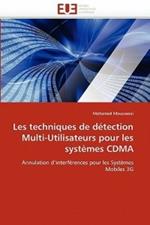 Les Techniques de D tection Multi-Utilisateurs Pour Les Syst mes Cdma