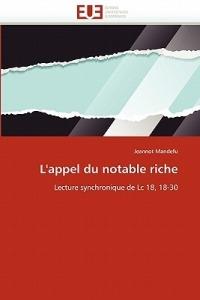 L''appel Du Notable Riche - Mandefu-J - cover