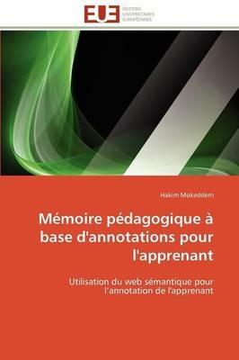 M moire P dagogique   Base d'Annotations Pour l'Apprenant - Mokeddem-H - cover