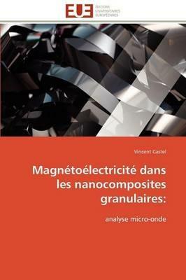 Magn to lectricit  Dans Les Nanocomposites Granulaires - Castel-V - cover