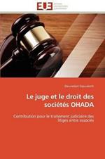 Le Juge Et Le Droit Des Soci t s Ohada