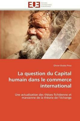 La Question Du Capital Humain Dans Le Commerce International - Priso-O - cover