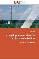 Le developpement durable et la mondialisation