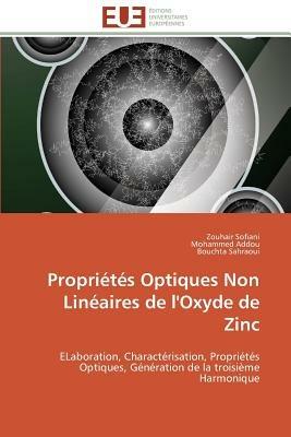 Propri t s Optiques Non Lin aires de l'Oxyde de Zinc - Collectif - cover