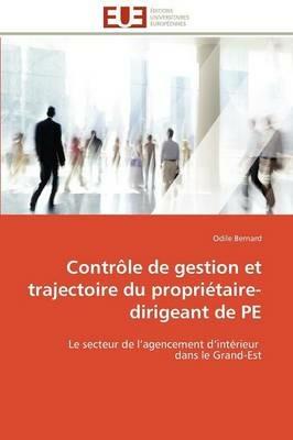 Contr le de Gestion Et Trajectoire Du Propri taire-Dirigeant de Pe - Bernard-O - cover